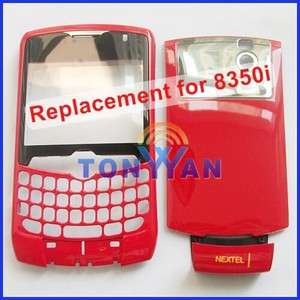   Red Color Housing Cover Replacement For BlackBerry NEXTEL 8350 8350i