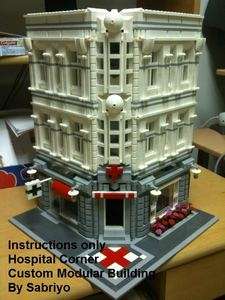Custom Lego Modular Building Instructions 003 Hospital  