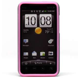 Pink Naztech Vertex Skin Case for Sprint HTC EVO 4G NEW  