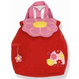  Kids Flowers & Ladybug Quilted Backpack Toys & Games