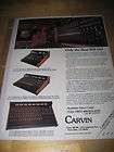 retro magazine advert 1983 CARVIN mixers , frank zappa