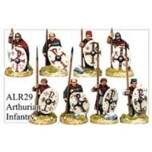   Ancients   Dark Age Arthurian Infantry Standing (8) Toys & Games