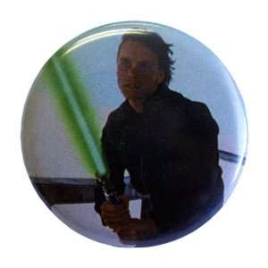  Star Wars Button   Luke Fight