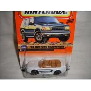  MATCHBOX #36 OF 100 CAR SHOWS SERIES WHITE 1999 MUSTANG 