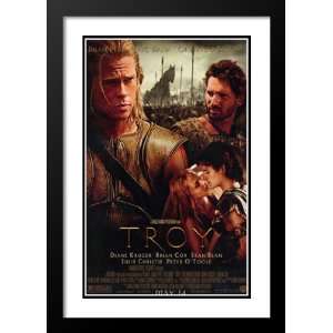  Troy 20x26 Framed and Double Matted Movie Poster   Style G 