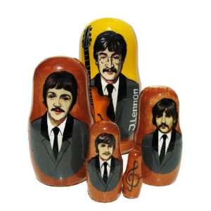  GreatRussianGifts The Beatles 1 nesting doll (5 pc) 4H 