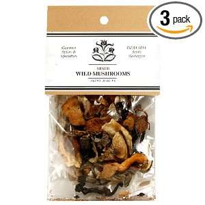 India Tree Mixed Wild Mushrooms, .35 Ounce Unit (Pack of 3)