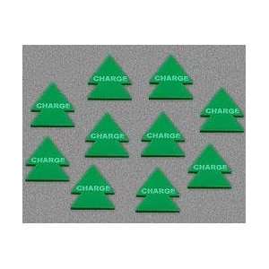  Charge Tokens   Green (Set of 10) Toys & Games