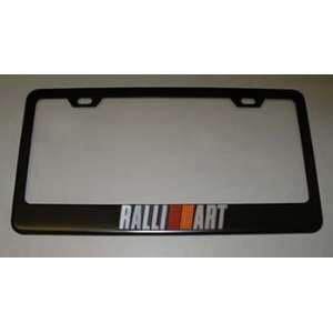  Mitsubishi Ralli Art Black License Plate Frame Everything 