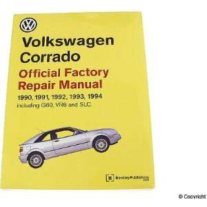  New VW Corrado Repair Manual 90 91 92 93 94 Automotive