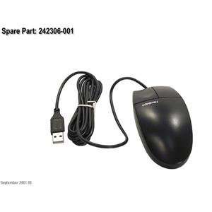  Compaq 2 button USB Mouse Evo   New   242306 001 