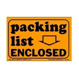  Packing List Invoice Enclosed Labels 4 X 4 Office 