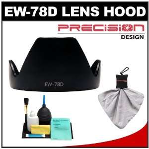 Precision Design EW 78D Hard Lens Hood & Cleaning Kit for Canon EF 28 