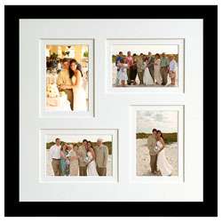 Black Four photo Wall Collage Frame  