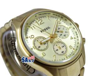   ch2791 Gold Tone Chronograph Flight Plated Stainless Steel Women Watch