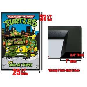  Framed Tmnt Ninja Time Turtles Poster Van Wagon Fr24794 