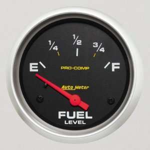  Pro Comp 2 5/8 0 E/ 90 F Short Sweep Electric Fuel Level Gauge for GM