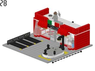Lego City Custom MOTORBIKE DEALER   INSTRUCTIONS ONLY 10185 10182 
