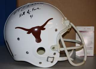   Campbell Autographed RK University of Texas Longhorns Helmet  
