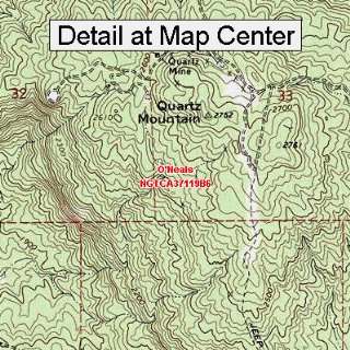   Topographic Quadrangle Map   ONeals, California (Folded/Waterproof