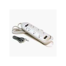   Surge Protector with Telephone Protection (6 Foot Cord) Electronics