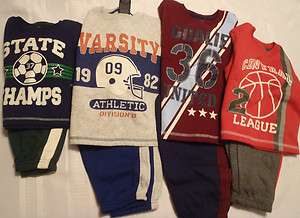 FADED GLORY BOYS SPORT ATHLETIC OUTFIT CHOICE NWT 3T 4T 5T 12 or 18 