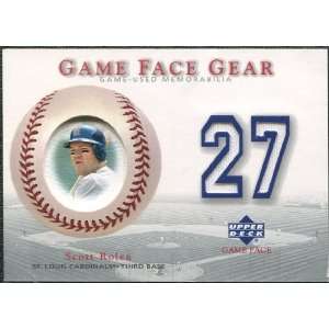    2003 Upper Deck Game Face Gear #SR Scott Rolen Sports Collectibles