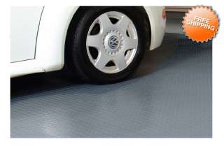   Coin Pattern Garage Rolled Flooring Mat Polyvinyl PVC Covering  