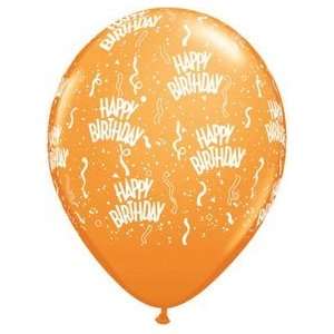  Mayflower Balloons 40330 11 Inch Birthday A Round Orange 