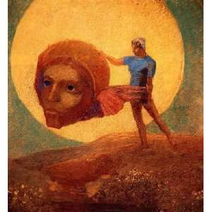   24x36 Inch, painting name Figure, by Redon Odilon