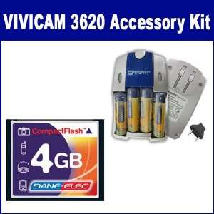  Vivitar ViviCam 3620 Digital Camera Accessory Kit includes 