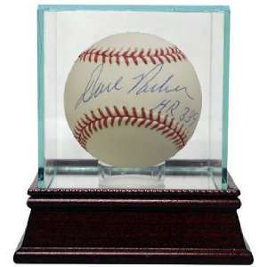 Dave Parker signed Official Major League Baseball HR 339 w/ Glass Case 