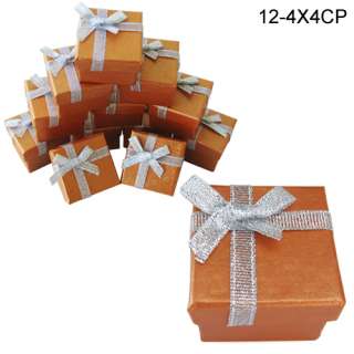 Variety Size of Fancy Holiday Gift Jewelry Boxes 4 12pc  