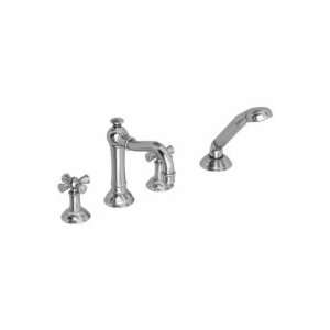   Roman Tub Facucet Only with Handshower, Cross Handles NB3 2467 26