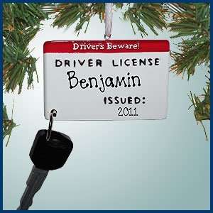  Personalized Christmas Ornaments   Drivers License with 