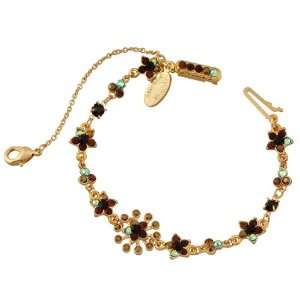 Michal Negrin Glamorous 24 Karat Gold Plated Bracelet Beautifully Made 