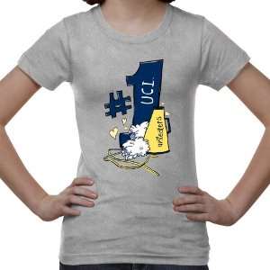  UC Irvine Anteaters Youth #1 Fan T Shirt   Ash