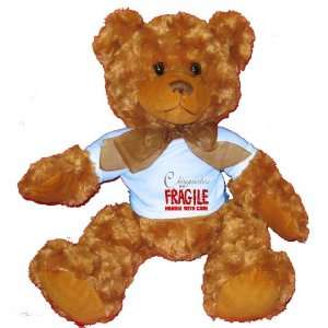  Chiropractors are FRAGILE handle with care Plush Teddy 