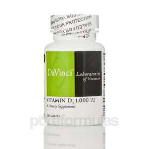  DaVinci Labs Vitamin D3 1,000 IU 250 tablets Health 
