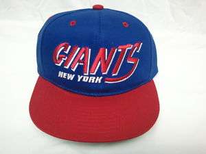 New York Giants Flatbill Snapback Adjustable NFL Cap NY  