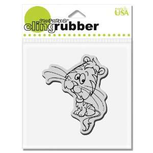  Stampendous Cling Rubber Stamp, Tiger Baby Image Arts 