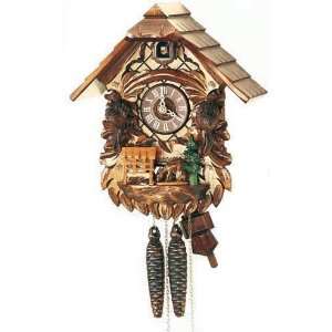   Schneider 12 Inch Black Forest Small Deer Cuckoo Clock