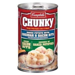 Campbells Chunky Baked Potato with Cheddar & Bacon Bits Soup 18.8 oz 
