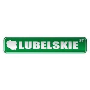   LUBELSKIE ST  STREET SIGN CITY POLAND