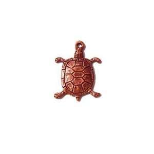   17mm Kabela Design Antique Copper Turtle Charm Arts, Crafts & Sewing