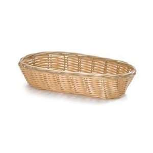   1117W Handwoven Cracker Basket 9Wx3 1/2Dx2H, Oblong