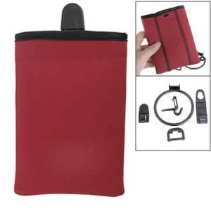   Air Vent Holder Neoprene Pouch Red for Mobile Phone  Automotive