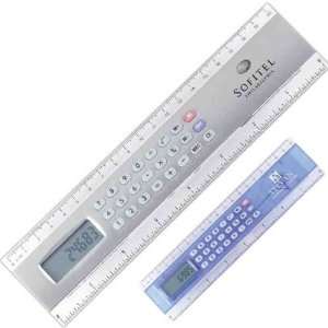  Combination ruler with calculator, measures up to 8 in 