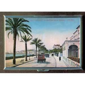  CANNES FRENCH RIVIERA POSTCARD ID CIGARETTE CASE WALLET 
