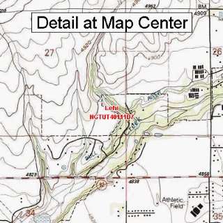 USGS Topographic Quadrangle Map   Lehi, Utah (Folded/Waterproof 